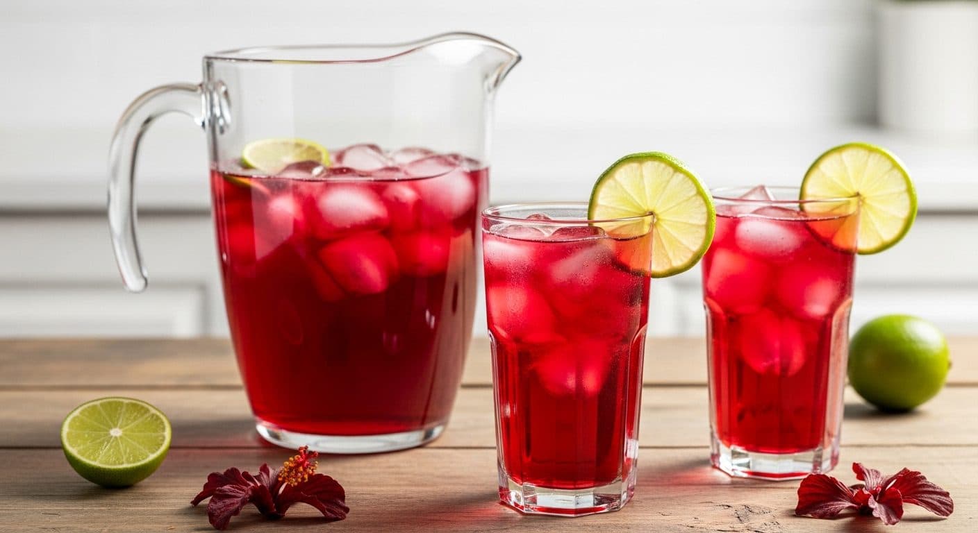 Agua de Jamaica (Hibiscus Tea Recipe)