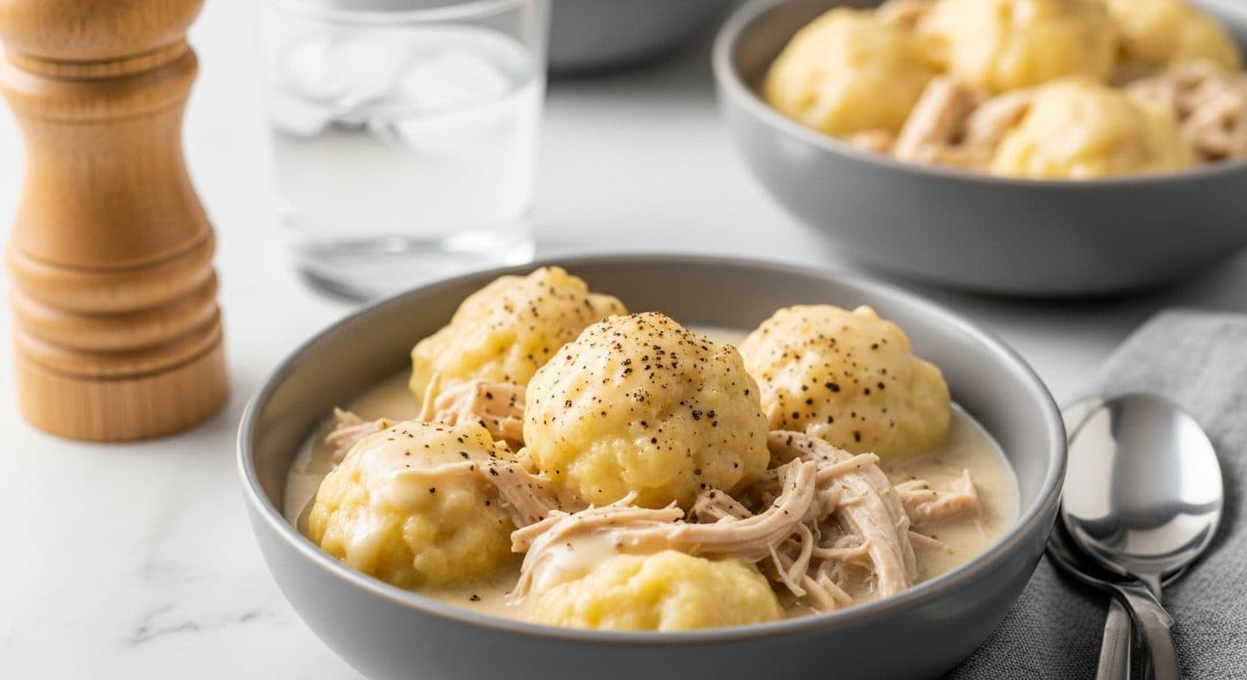Chicken and Dumplings with Canned Biscuits – Easy Comfort Food