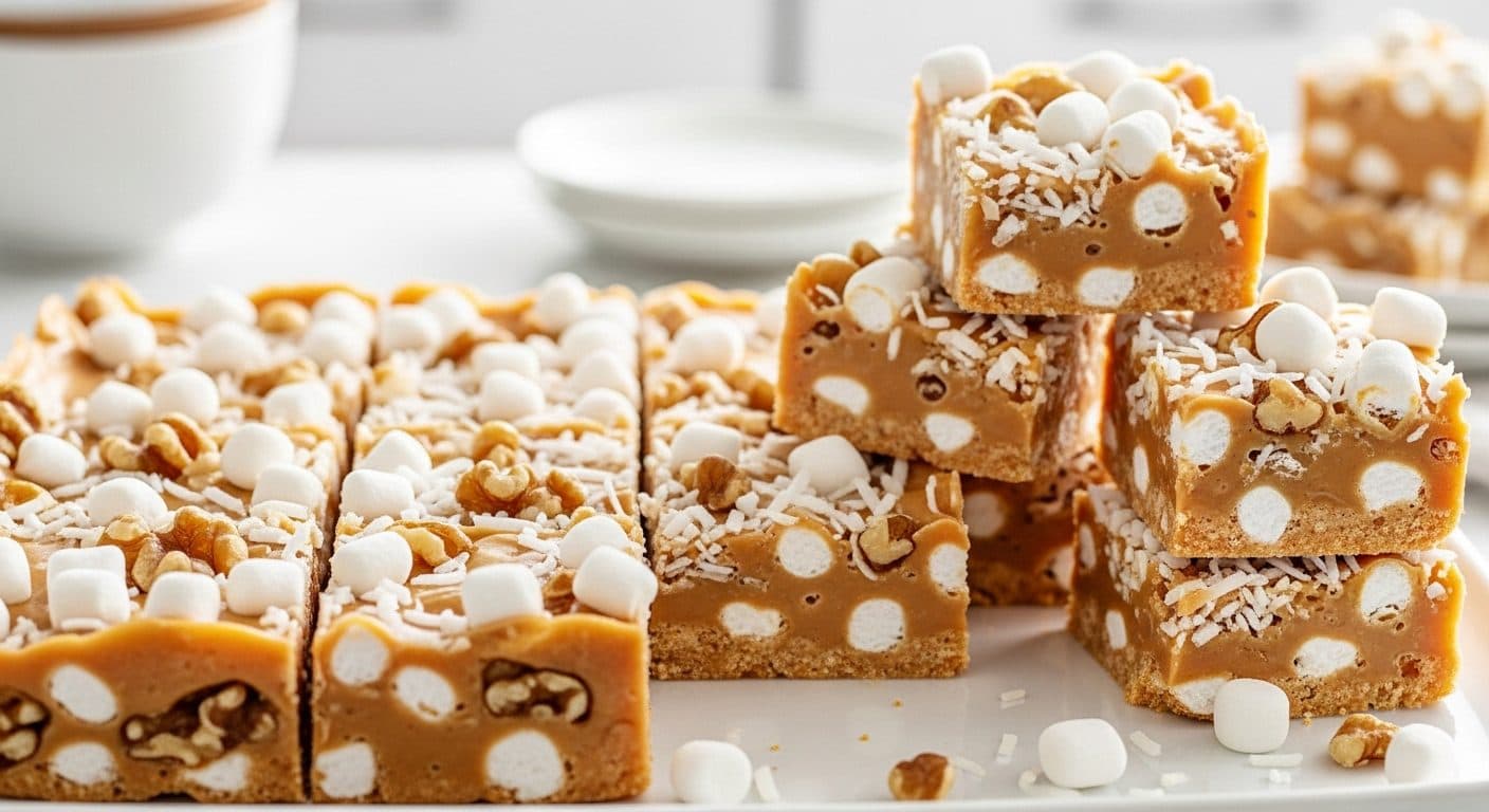 Peanut Butter Marshmallow Squares Recipe